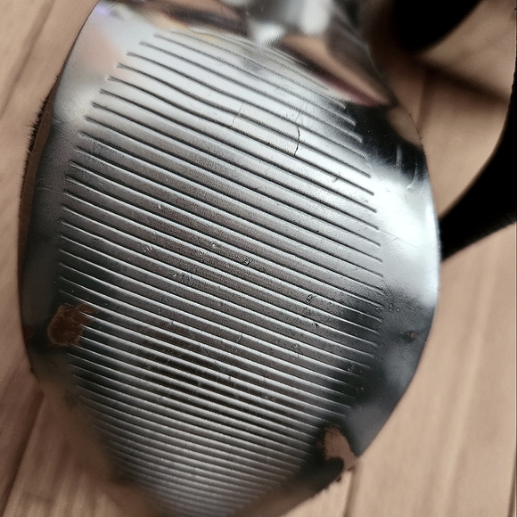 K&M Black Heel with Ankle Strap - Picture 6 of 7